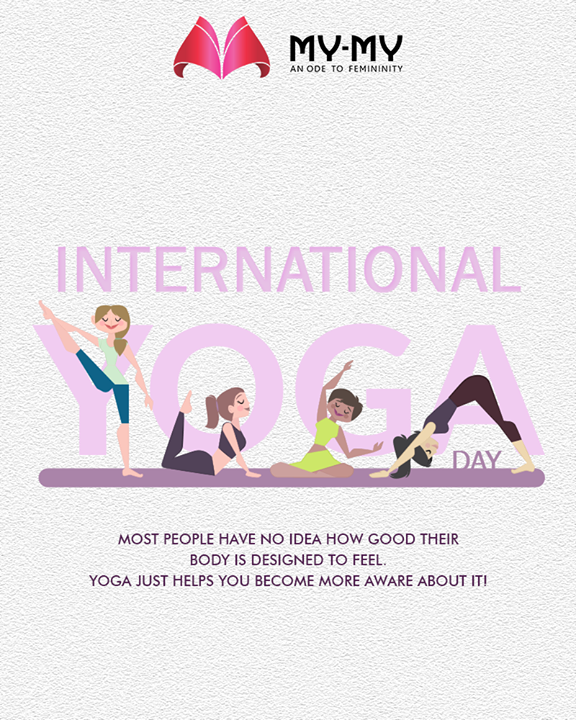 Become aware of your inner-self with #Yoga! 

#YogaDay #YogaDay2018 #InternationalYogaDay #MYMYAhmedabad #FemaleFashion
