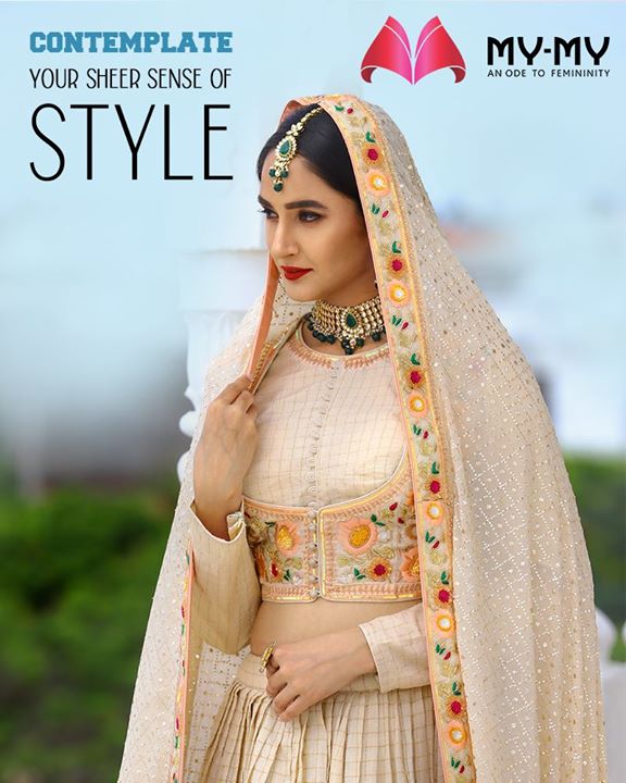 Style needs not to be loud; it needs to be all about you.
Contemplate your sheer sense of style and dress right for the occasion with My-My

#HeartWinningEthnicWears #BridalCollection #BridesOfIndia #BridalWear #TraditionalWear #FemaleFashion #Ahmedabad #EthnicWear #Elegance #BeautifulDresses #Fashion #Sparkle #Gujarat #India