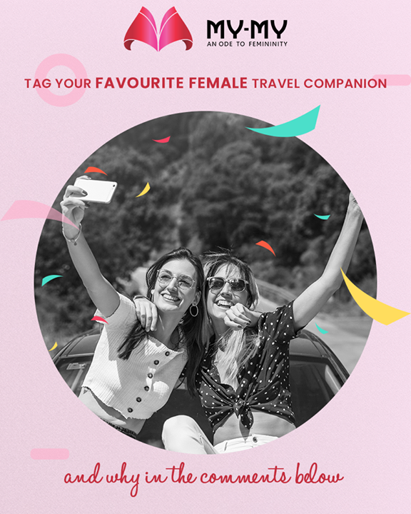 Tag your favourite female travel companion and why in the comments below and get a chance to win gift hampers! 

#WomensDayContest #ContestTime #FacebookContest #WomensDay #WomensDaySpecialContest #MyMy #PamperYourself #FascinatingFashionDestination #FemaleFashion #Ahmedabad #EthnicWear #Gujarat #India