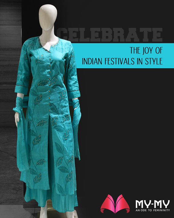 With so many festivals coming up in the queue, is your wardrobe festive ready?

Celebrate the joy of Indian festivals in style with outfits from My-My.

#ExquisiteEnsembles #WinsomeDresses #InvokeElegance #RedefineSenseOfLuxury #PhilosophyOfDressing #ContemporaryFashion #FemaleFashion #Ahmedabad #FallForFashion #BeautifulDresses #Sparkle #Gujarat #India
