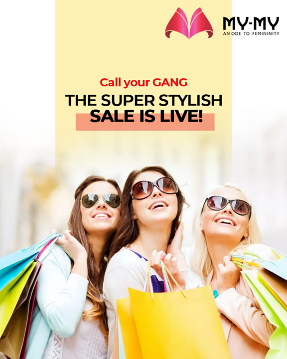 The Super Stylish is Live!  Head into, shop the latest & trendiest ensembles! 

#SuperStylishSale #Sale #MyMySale #Sale2019 #MyMy #MyMyCollection #ExculsiveEnsembles #ExclusiveCollection #Ahmedabad #Gujarat #India