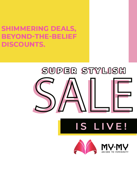 Super Stylish Sale is a perfect cure to keep the worries at distant! 

#SuperStylishSale #Sale #SpecialOffer #MyMy #MyMyCollection #ExculsiveEnsembles #ExclusiveCollection #Ahmedabad #Gujarat #India