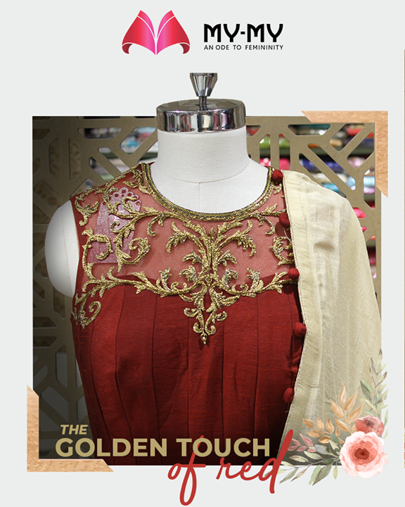 Radiate like a star with this golden attire! 

#MyMy #MyMyCollection #ExculsiveEnsembles #ExclusiveCollection #Ahmedabad #Gujarat #India