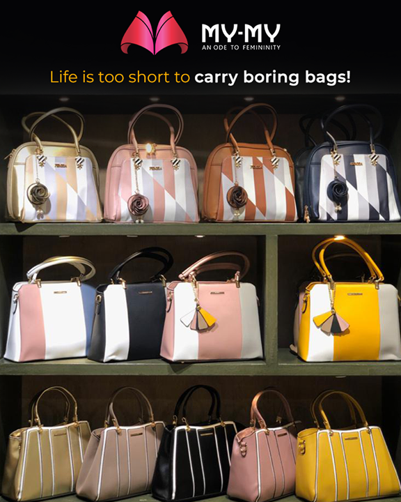 Life is too short to carry boring bags!

#SoftAppearances #EtherealLook #DroolworthyDesign #TrendingOutfits #AssortedEnsembles #FemaleFashion #Ahmedabad #MYMY #Gujarat #India