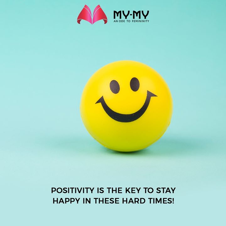 Positivity is the key to stay happy in these hard times!

#MyMy #ExclusiveCollection #LatestDesigns #MyMyEdition
#StayHome #StaySafe #CoronaVirus #Covid19 #ProtectYourself #IndiafightsCorona