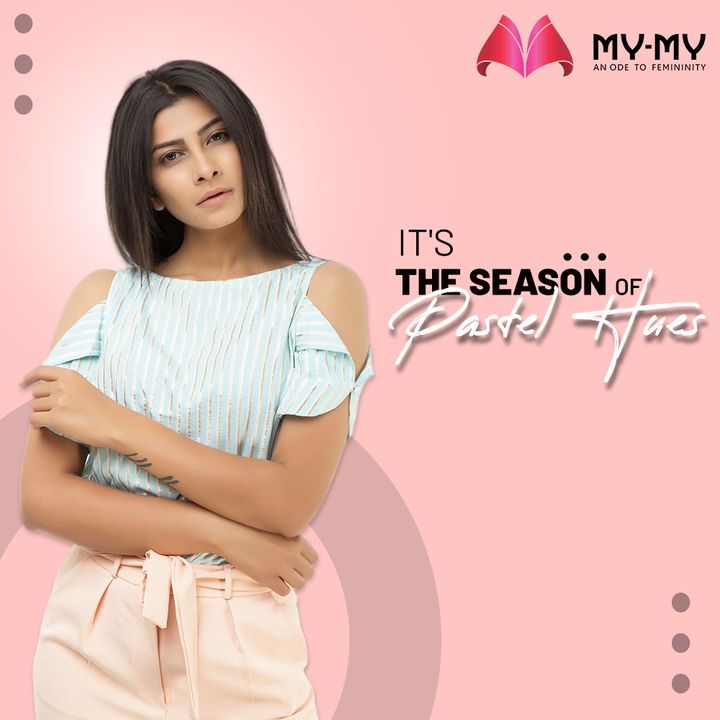 Groove to the beats of this Season with Pastel Hues. A pastel cold shoulder top and pastel bottom are a perfect match!

#MyMy #MyMyCollection #Clothing #Fashion #Tops #Pants #ColdShoulder #Pastel #Casual #Style #WomensFashion #ExculsiveEnsembles #ExclusiveCollection #Ahmedabad #Gujarat #India