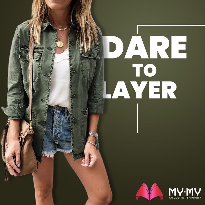 Fashion Tip: Layer up your outfit with an over-sized shirt and some layered necklaces. 

#MyMy #MyMyCollection #Clothing #Fashion #Tees #Shorts #OversizedShirt #Shirt #ShirtsFor #Women #LayeringClothes #Casual #Style #WomensFashion #ExculsiveEnsembles #ExclusiveCollection #Ahmedabad #Gujarat #India