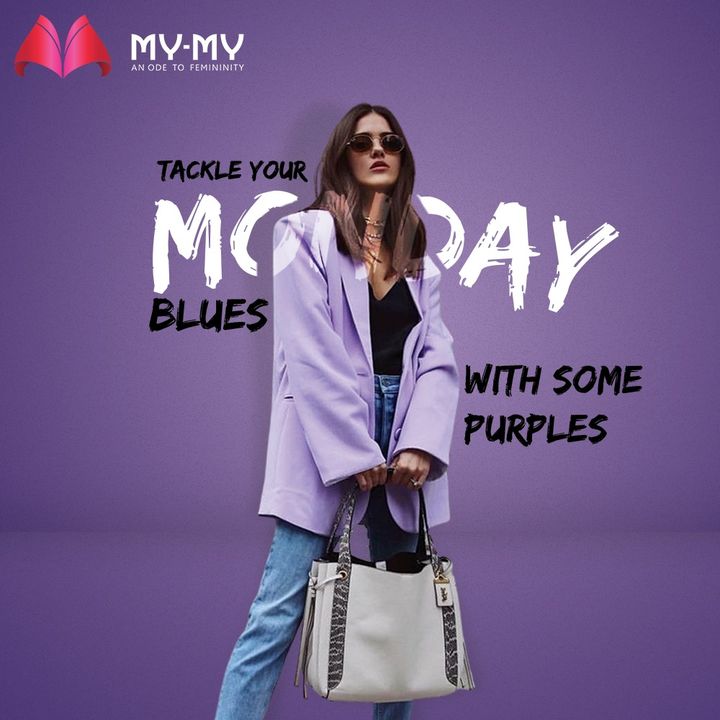 Tackle your Monday Blues at your office with some purples. This oversized blazer is perfect to keep you warm in the winters and paired with jeans, gives an alluring look.

#MyMy #MyMyCollection #Clothing #Fashion #Outfit #FashionOutfit #Jacket #Blazer #WinterOutfits #Style #WomensFashion #Ahmedabad #SGHighway #SGRoad #CGRoad #Gujarat #India