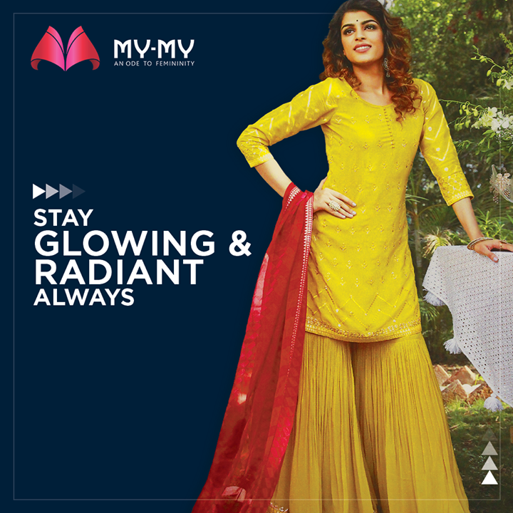 Cherish the beautiful Haldi Moments with an outfit that resembles with the colors of happiness and enlightenment, as you dress up for the Wedding Shenanigans.

#MyMyCollection #Clothing #Fashion #Outfit #FashionOutfit #Dress #Gown #EthnicGown #EthnicCollection #FestiveWear #WeddingOutfits #Style #WomensFashion #Ahmedabad #SGHighway #SGRoad #CGRoad #Gujarat #India