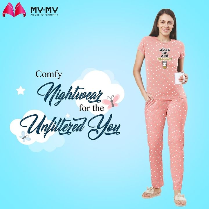 You and good sleep are bound to meet.

Don't let uncomfortable nightwear come in the way between you and your sleep.

Shop comfy loungewear from your nearest My-My store.
.
.
.
.
#nightwear #loungewear
#sleep #goodsleep #sleepwear
#comfywear #comfywears
#MyMy #MyMyCollection #stylishoutfits 
#Clothing #Fashion #Outfit #FashionOutfit #summerwear 
#casualwear #casualwears #intimatewear 
#swimwearfashion #swimwear #summeroutfits  #fashioninahmedabad 
#ahmedabadclothing #ahmedabadfashion #gujaratfashion #WomensFashion #Ahmedabad #SGHighway #SGRoad #CGRoad