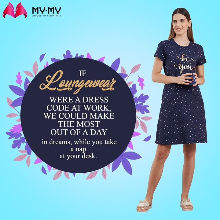 Loungewear that comforts you for a great nap time.

Shop them from your nearest My-My store.
.
.
.
#nightwear #loungewear
#sleep #goodsleep #sleepwear
#comfywear #comfywears
#MyMy #MyMyCollection #stylishoutfits 
#Clothing #Fashion #Outfit #FashionOutfit #summerwear 
#casualwear #casualwears #intimatewear 
#swimwearfashion #swimwear #summeroutfits  #fashioninahmedabad 
#ahmedabadclothing #ahmedabadfashion #gujaratfashion #WomensFashion #Ahmedabad #SGHighway #SGRoad #CGRoad