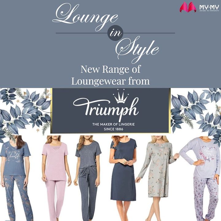 It's everything you're looking for👇🏻

AGILE
COMFORTABLE
CLASSY
IN STYLE

Triumph lounge wear series only at My-My 

Why wait, grab one now. 

#loungewear #lingerie #clubwear #comfortfit #classy ##triumph #triumphlingerie