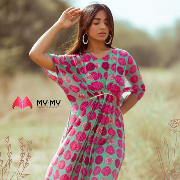 Easy breezy pink rich kaftan for your weekdays and weekends, both. Pick your summer dresses at pocket friendly price from MY-MY now!!!

 #fashion #summerfashion #summertrends #trending #summercolors #kaftans #indowestern #styling #attire #mymyclothing