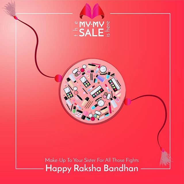 This Raksha Bandhan, celebrate the beautiful bond by gifting your sister something that she loves - make-up and beauty products!

Stop by our Once-A-Year SALE and find great deals on brands such as Loreal, Revlon, Elizabeth Arden and more!

Visit your nearest My-My shop located at C.G. Road and S.G. Highway.

#MyMyAhmedabad #Sale2017 #RakshaBandhan