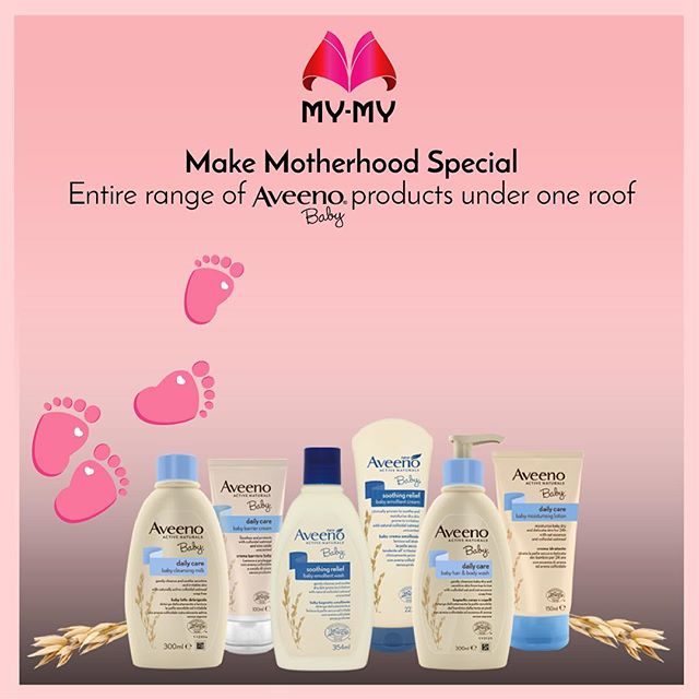 From easing dryness to treating diaper rash, soothe and protect your baby’s delicate skin with Aveeno’s baby products - the #1 natural baby care brand moms love. 
Visit your nearest My-My shop to located at C.G. Road and S.G. Highway to find great deals on our baby care collection.

#MyMyAhmedabad #Aveeno