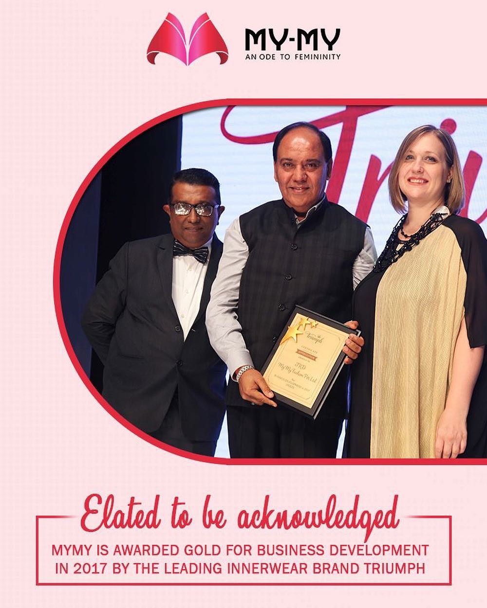 We are grateful towards the appreciation! 
#MyMy #MyMyAhmedabad #Fashion #Ahmedabad #Awards #Appreciation