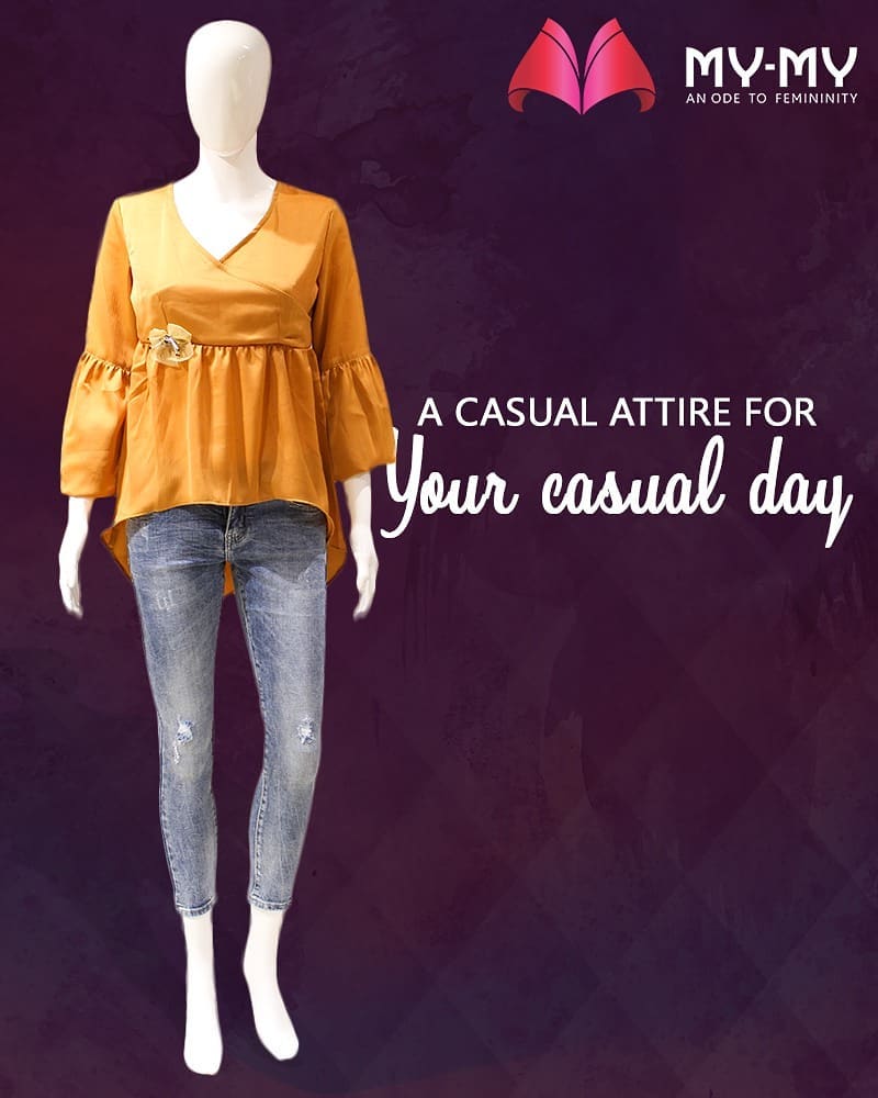 We 💝 a casual day! How about you?

#MyMy #MyMyAhmedabad #Fashion #Ahmedabad #Clothing #OOTD #CasualLook #AhmedabadFashion #Tops #WomanTops #WomanBottom #Topwear #LOTD #GoodDay #loveThySelf #FashionTips