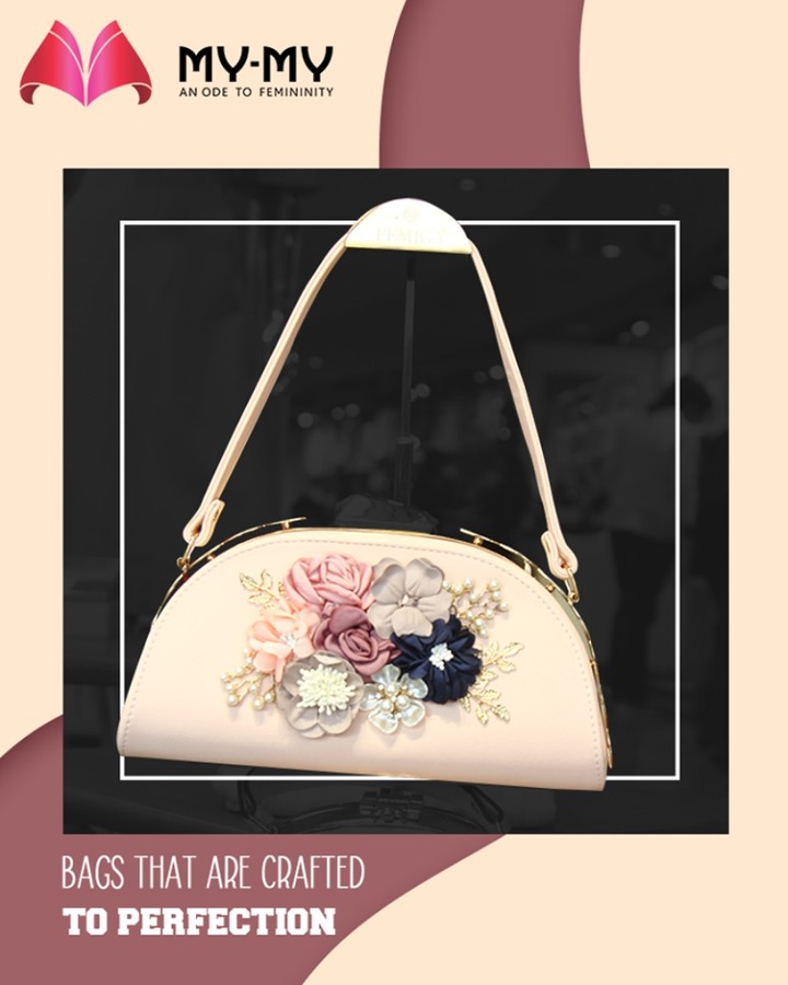 Awaken the bag-lover hiding inside you and please her with the exquisite bags that are crafted to perfection.

#MYMYStore #BagsToFallFor #EverydayEssentials #Fashion #DesignerBags #Shopping #FashionStore #Gujarat #India
