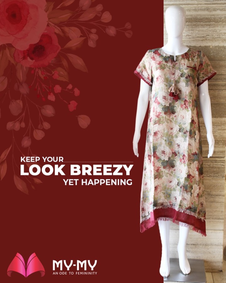 Keep your summer look easy-breezy with this easy-to-carry attire! 
#TrendingOutfits #AssortedEnsembles #FemaleFashion #SummerColours #SummerWardrobe #Ahmedabad #MYMY #Gujarat #India