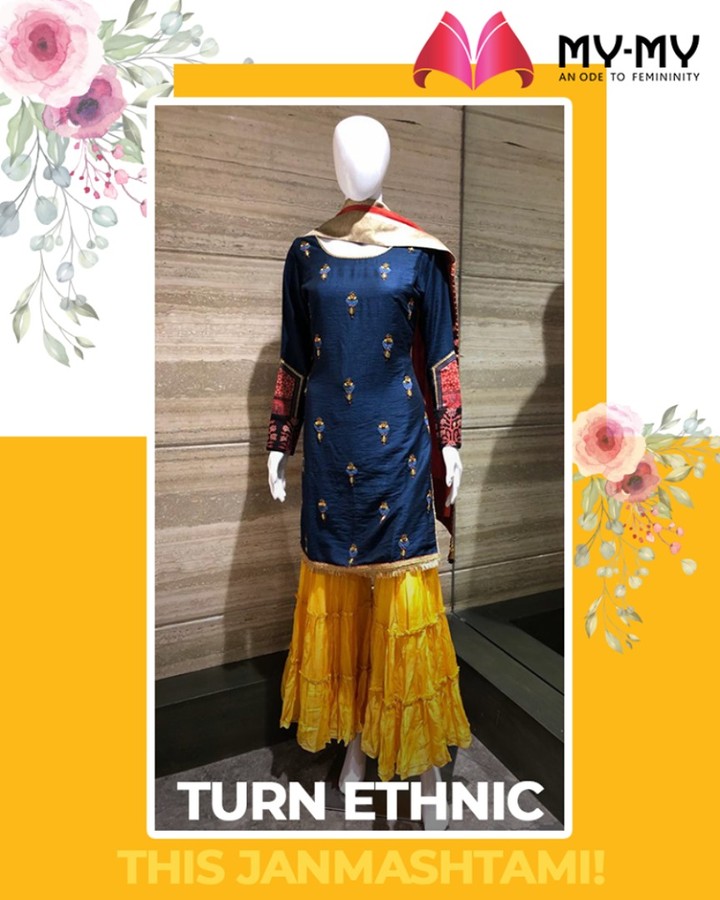 Turn ethnic & look vibrant, this Janmashtami! 
#MyMySale #Sale2019 #MyMy #MyMyCollection #ExculsiveEnsembles #ExclusiveCollection #Ahmedabad #Gujarat #India