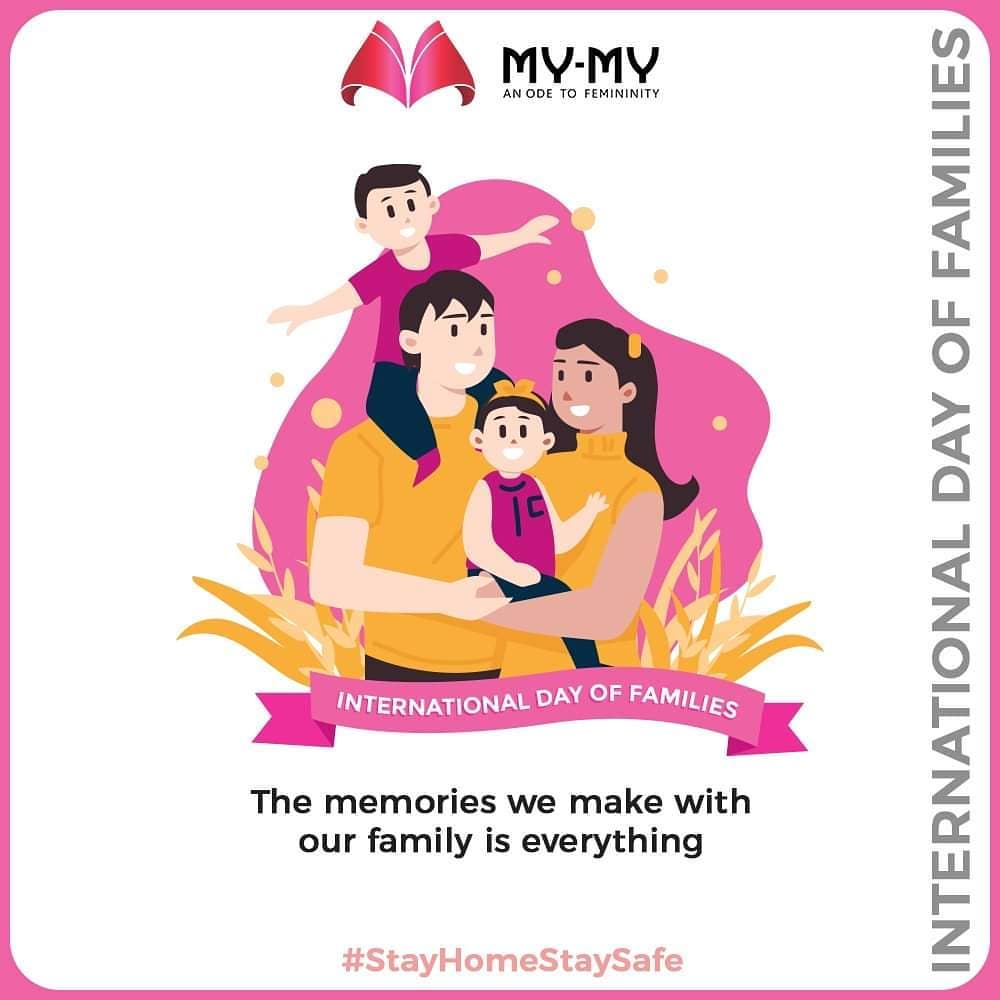 The memories we make with our family is everything

#InternationalDayofFamilies #InternationalDayofFamilies2020 #MyMy #ExclusiveCollection #LatestDesigns #MyMyEdition
#StayHome #StaySafe #CoronaVirus #Covid19 #ProtectYourself #IndiafightsCorona