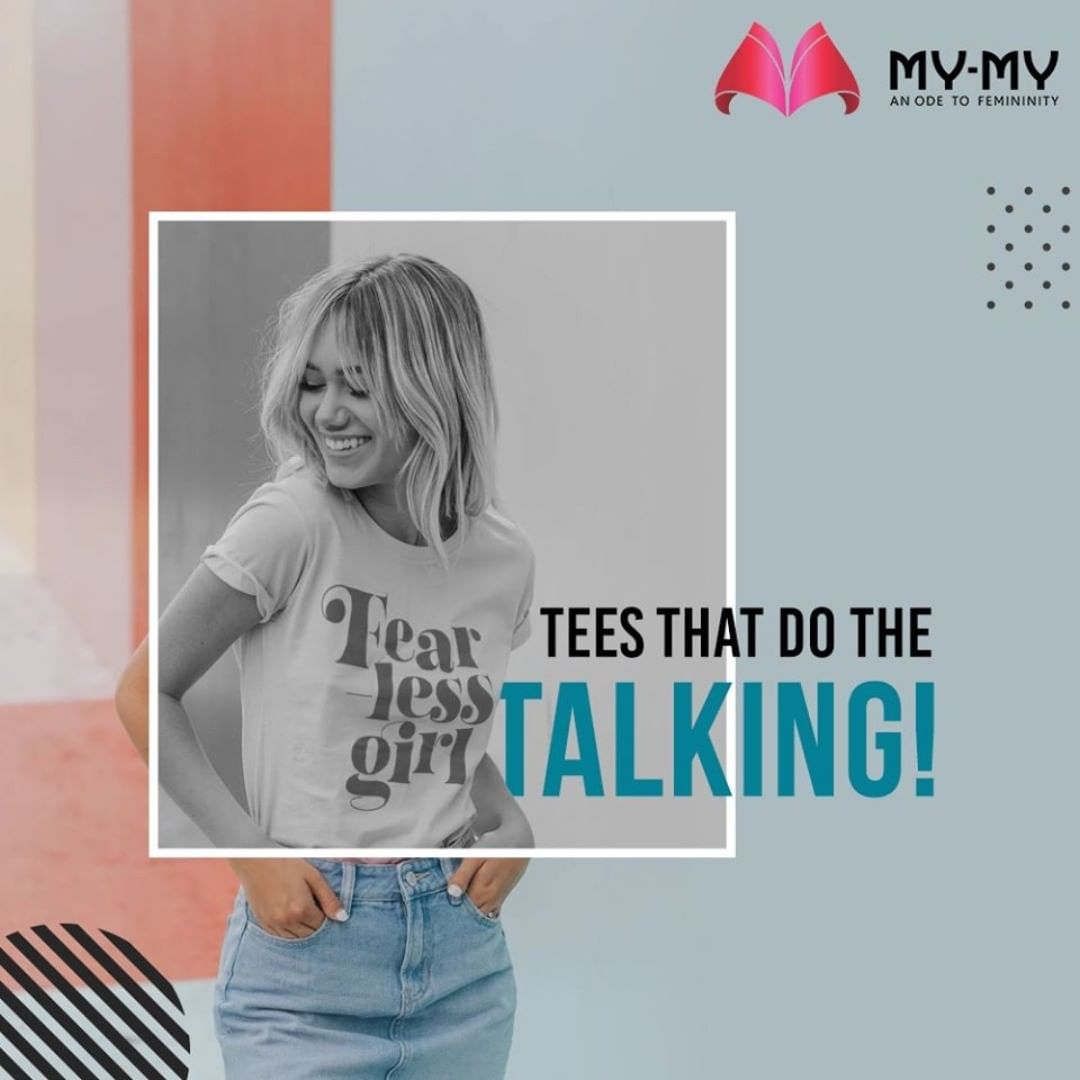 An edgy graphic tee with stylish jeans is a go-to outfit on a lazy day!

#MyMy #MyMyCollection #EthnicCollecton #ExculsiveEnsembles #ExclusiveCollection #Ahmedabad #Gujarat #India