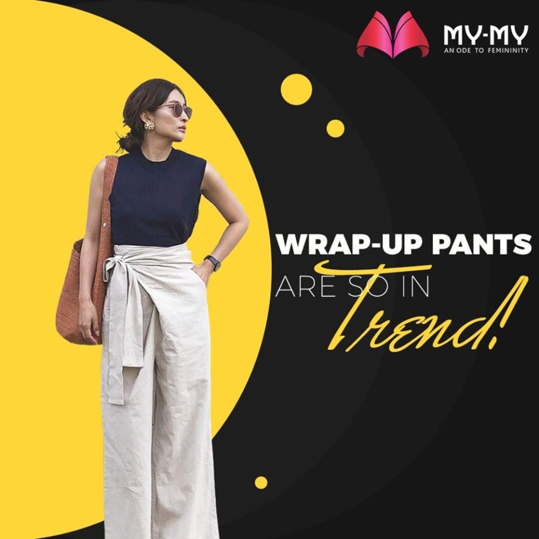 Wrap-up Pants are flowy pants that wrap around your waist and give a more Trendy look paired with a plain tee.

#MyMy #MyMyCollection #ExculsiveEnsembles #ExclusiveCollection #Fashion #Clothing #FashionQuotes #Ahmedabad #Gujarat #India #WrapUpPants #Trendy