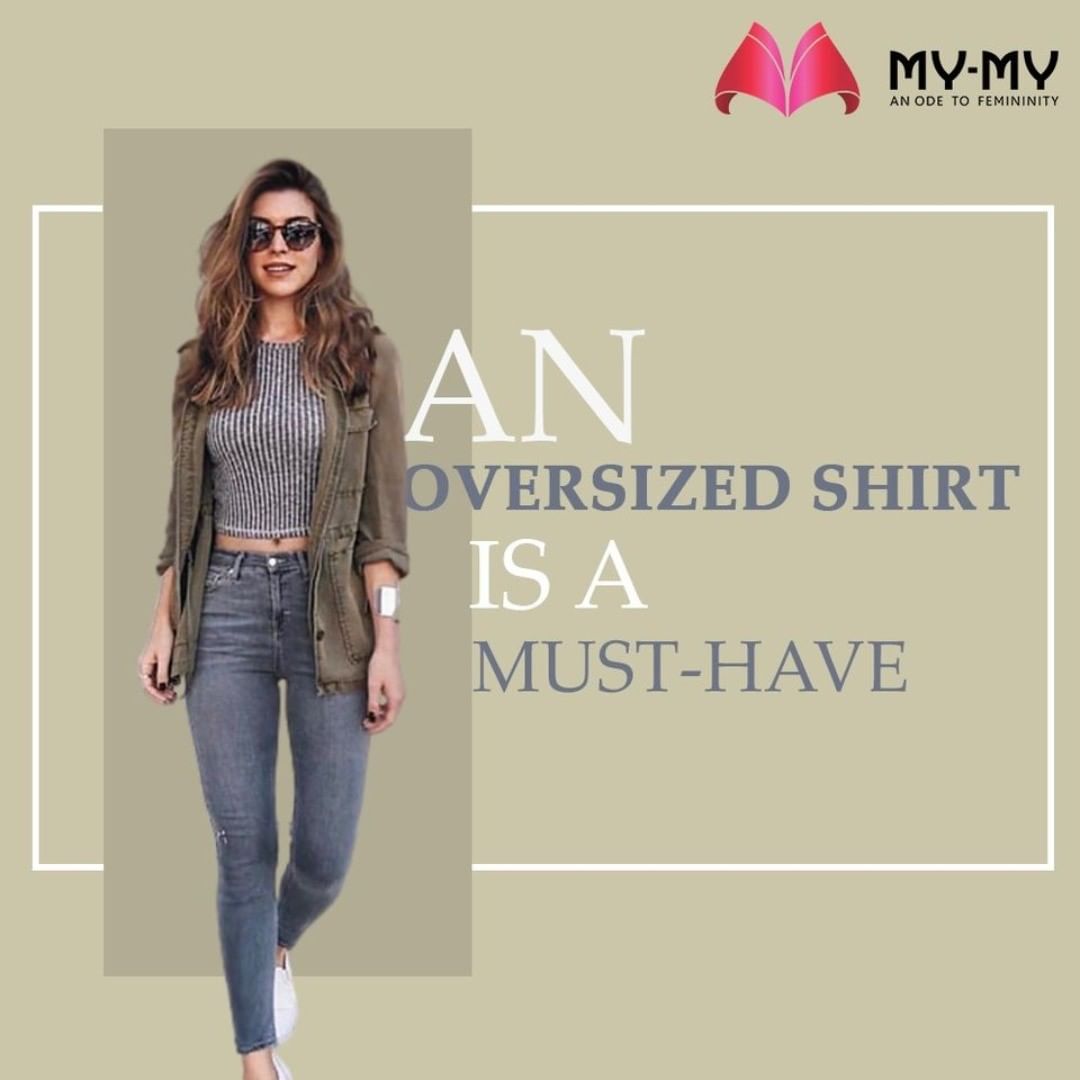 An Oversized Shirt is a Must-have in every Women's closet to elevate your Fashion Aesthetics.

#MyMy #MyMyCollection #Clothing #Fashion #Tops #Jeans #OversizedShirts #Shirts #Casual #Style #WomensFashion #ExculsiveEnsembles #ExclusiveCollection #Ahmedabad #Gujarat #India