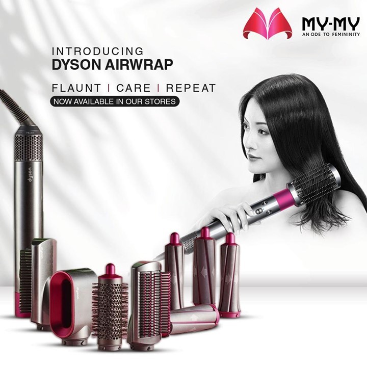 Styling your hair can't get easier and fancier than this!
My My now has in stores, Dyson Air wrap Range that styles your hair with no extreme heat. The unique Coanda effect, curves air to attract and wrap hair to the barrel, giving a smooth and blow dry finish!
Flaunt, Care and Repeat! 

#DysonAirwrap #Dyson #MyMyStores #MyMy #WomensFashion #Ahmedabad #SGHighway #SGRoad #CGRoad #Gujarat #India