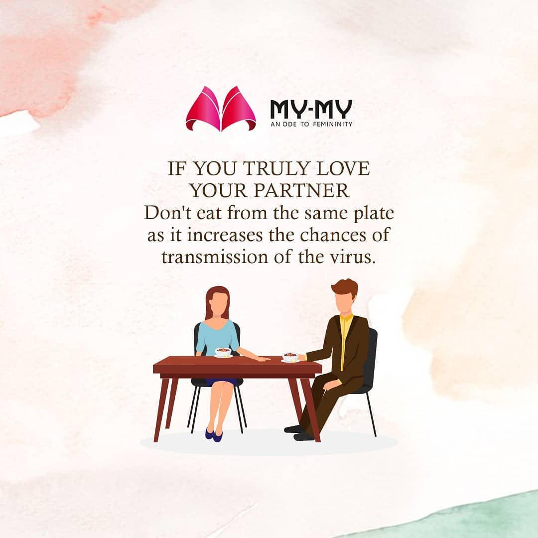 Sometimes, not sharing is caring.

Let's refrain ourselves from doing such sweet but hazardous activities that can harm you or your partner.

#mymy #mymyahmedabad #stayathome #staysafe #protectyourself #protectyourfamily #familytime #familygoals #couplegoals #relationshipgoals