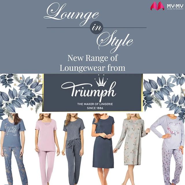 It's everything you're looking for👇🏻

AGILE
COMFORTABLE
CLASSY
IN STYLE

@triumphlingerie lounge wear series.
 
Why wait, grab a pair now! Only at @mymyahmedabad 
Visit now to shop

#loungewear #lingerie #clubwear #comfortfit #classy ##triumph #triumphlingerie