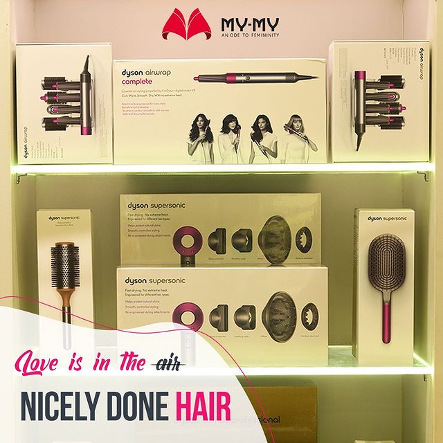 Straight, wavy, curly, crimped- make your hair bend to the shape of your mood!

Less Damage, More Style only with @dyson 

Limited pieces available at @mymyahmedabad 
Go Grab One Now!

#haircare #dysonairwrap #dysonhair #dyson #hairstyling #hairstyle #curls #hairstyles #haircare #dysonindia