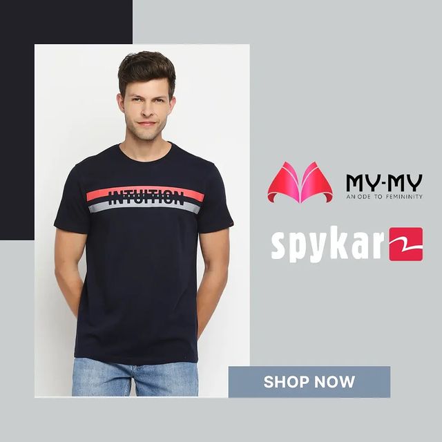 Our intuition says you are going to love this one! Make a statement in Spykar's navy blue cotton t-shirt. Show now at My-My

#fashion #fashionblogger #shopping #photoshoot #dress #likes #outfit #fashionista #fashionstyle #onlineshopping #comment #fashionable #fashiongram #myself #fashionblog #fashiondiaries #fashionphotography #shopping #fashionblogger #shopping #dress #luxury #new #outfit #fashionista #bhfyp #shoes #trending #jewelry #streetstyle #sale #fashionstyle #stylish #onlineshop #onlineshopping #outfitoftheday #accessories #shop