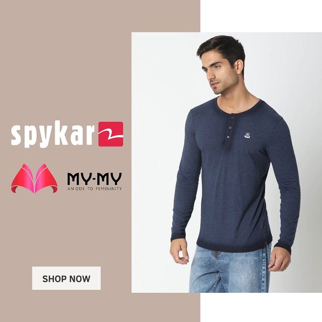 Chills, literal chills..when we see someone wearing a T-shirt so cool! Amp up your cool quotient by getting SPYKAR's range of T-shirts for men, only at MY-MY

#apparel #fashion #clothing #streetwear #clothingbrand #tshirt #style #tshirts #clothes #design #brand #hoodies #tshirtdesign #clothingline #art #sportswear #fitness #mensfashion #ootd #gymwear #onlineshopping #hoodie #streetstyle #love #tees #activewear #shopping #gym #shirts #apparelbrand