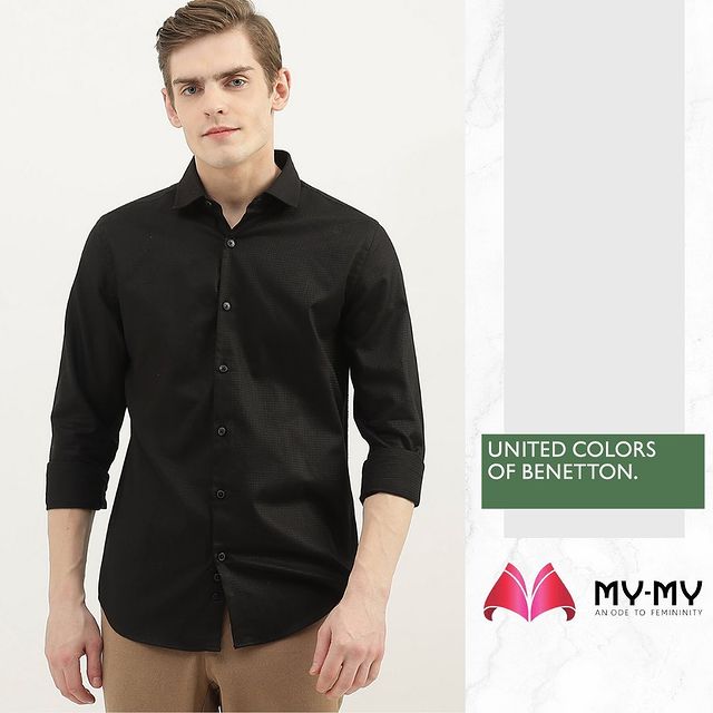 A black shirt never goes out of style. Shop this classic Benetton beauty, only from My-My

#mensfashion #fashion #menswear #style #menstyle #mensstyle #ootd #men #fashionblogger #streetstyle #instagood #streetwear #model #instafashion #fashionstyle #love #photography #like #photooftheday #lifestyle #fashionista #menwithstyle